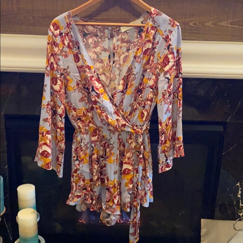 ASTR the Label Floral Romper